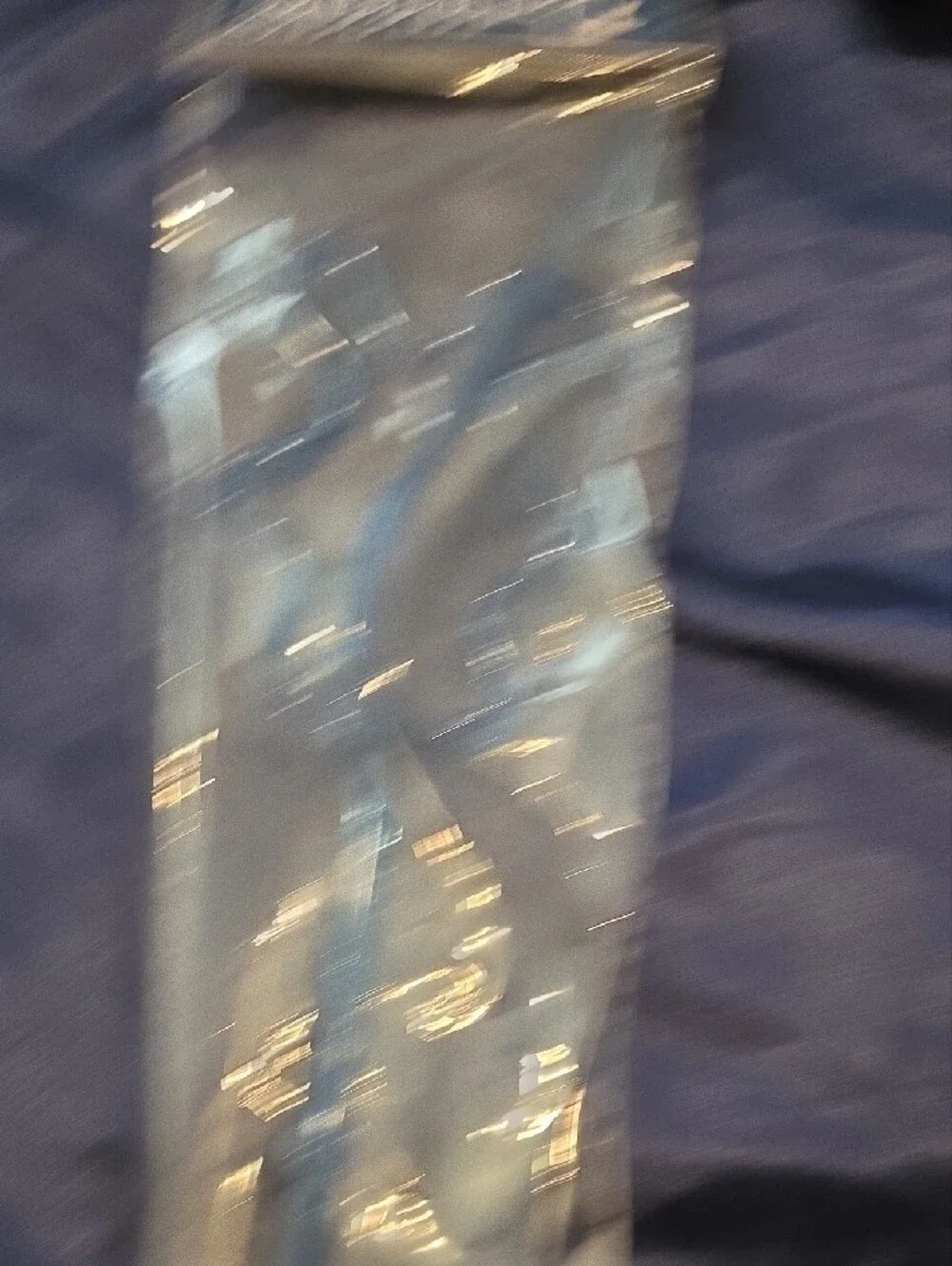 Blue Dutch Bros Sign Straw